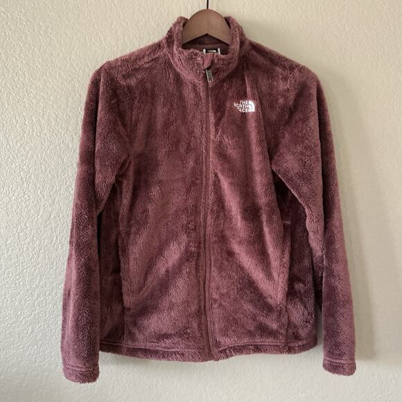 The North Face Osolita Jacket Girls Large 14 16 Burgundy Red Gorpcore Cozy - Picture 2 of 13